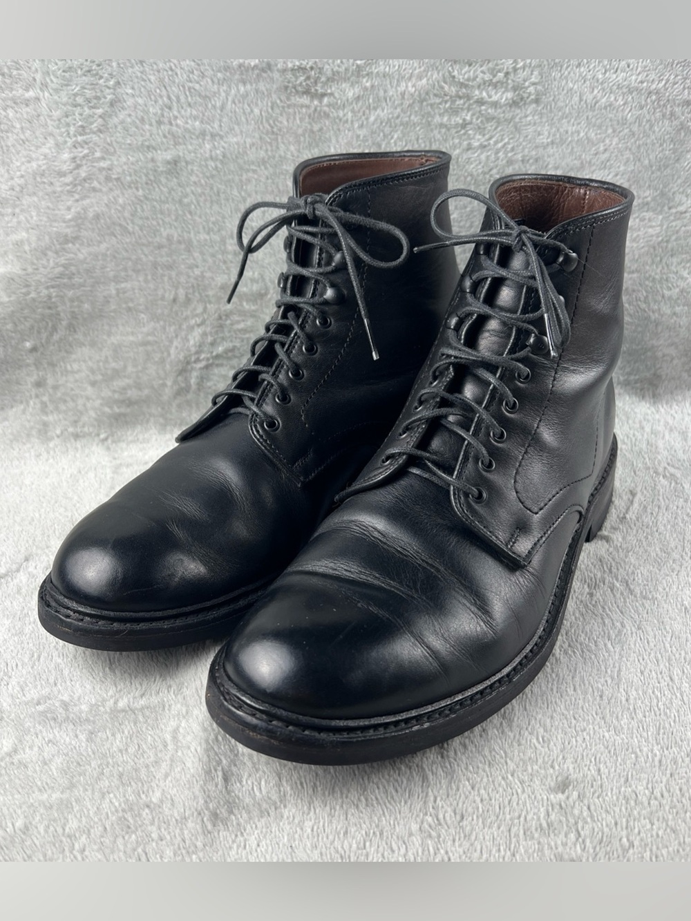 Allen Edmonds Higgins Mill Boot 8.5 Black Weatherproof Leather Dainite Sole